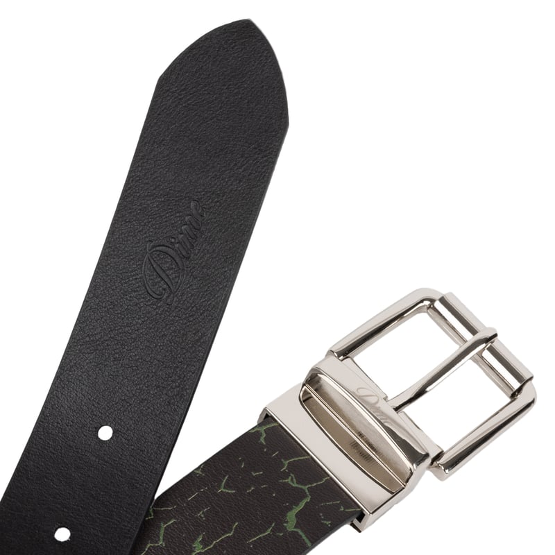 DIME REVERSIBLE LEATHER BELT BLACK&BEIGE | CANO