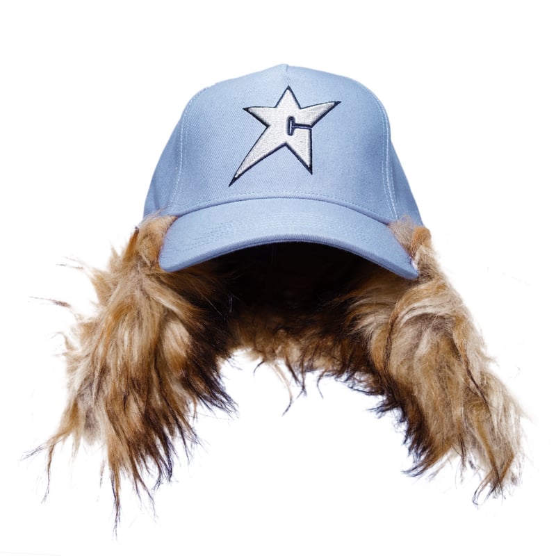 CARPET COMPANY C-STAR FUR HAT LIGHT DENIM | CAN