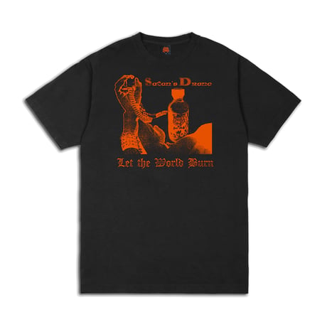 SATAN'S DRANO LET THE WORLD BURN TEE