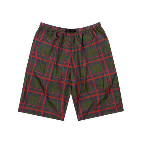 BRONZE 56K PLAID SHORT DARK GREEN