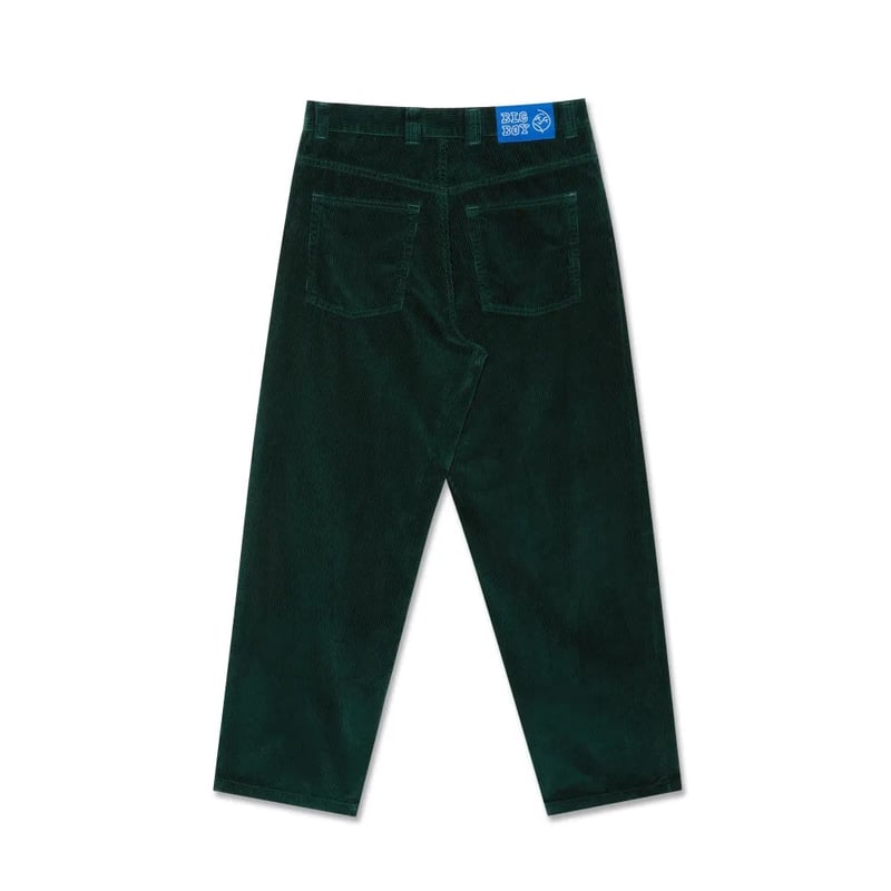 POLAR SKATE.CO BIG BOY CORD PANTS DARK EMERALD