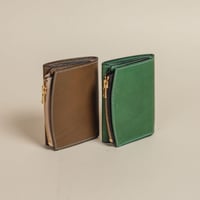 ITTA LEATHER MINI WALLET "SUGAR PLUM" × CANOLA