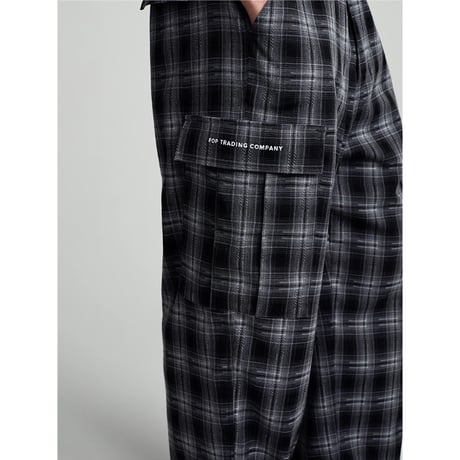 POP TRADING COMPANY CHECKED CARGO PANTS