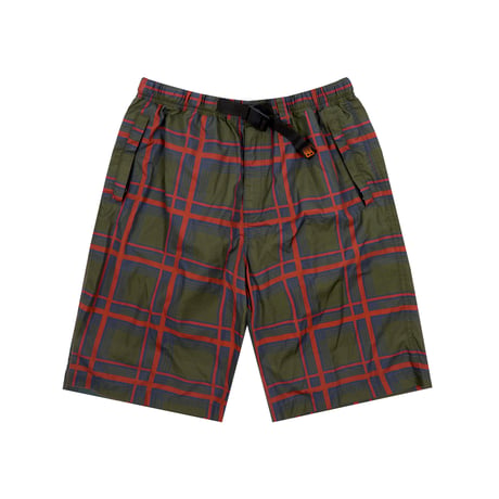 BRONZE 56K PLAID SHORT DARK GREEN