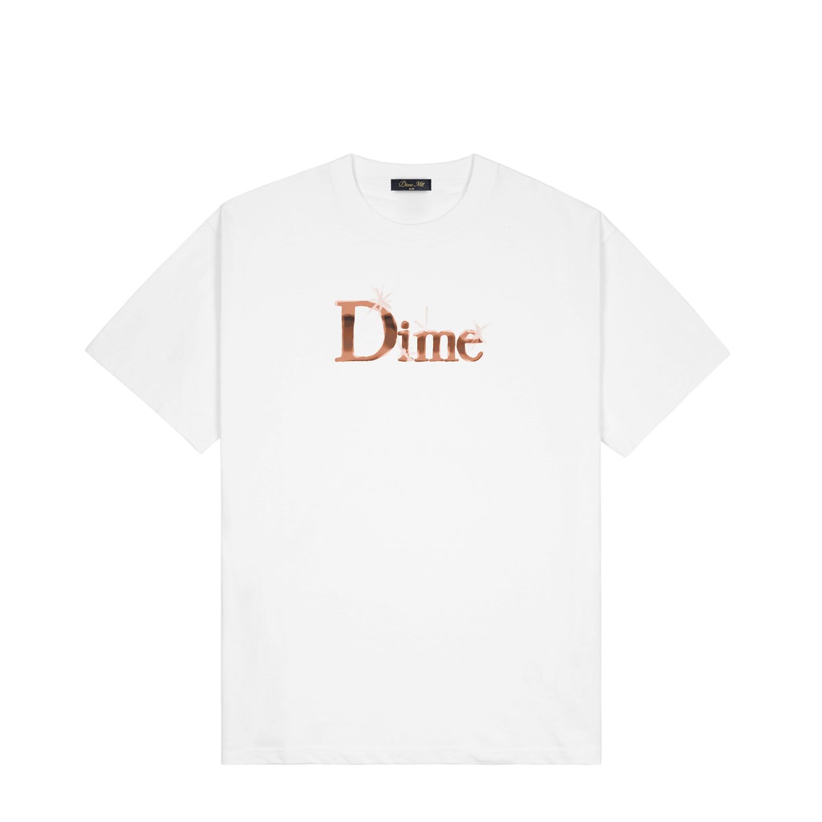 Dime Classic Shiny Tシャツ 半袖 ロゴ 4色 送料込み DIME CLASSIC SHINY TEE SHIRT WHITE | CANOLA SKA