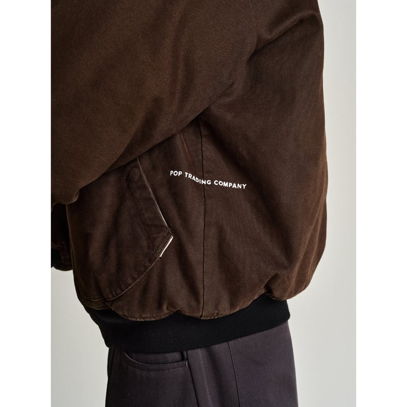 POP TRADING COMPANY HOODED FLIGHT JACKET DELICI