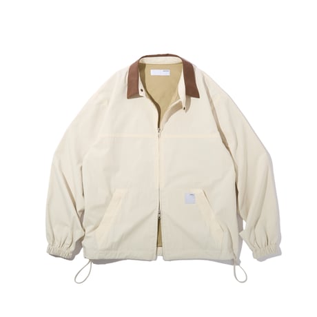DIASPORA SKATEBOARDS UPTOWN JACKET ECRU & NAVY