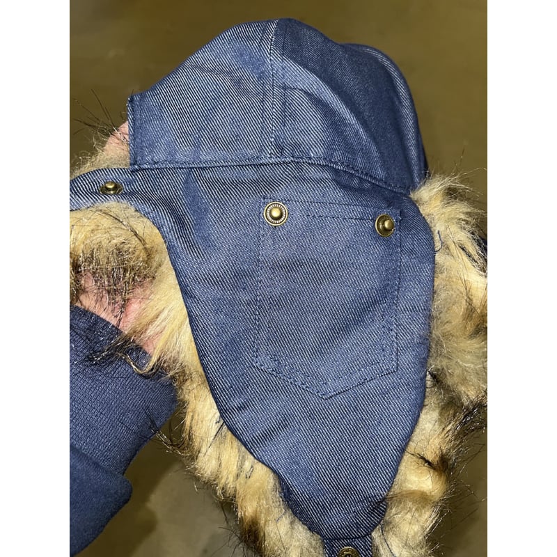 Carpet company Cstar denimキャップ　初期　おまけ付き CARPET COMPANY C-STAR FUR HAT DARK DENIM | CANO