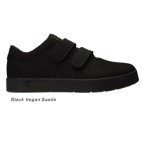 ARETH I VELCRO BLACK VEGAN SUEDE