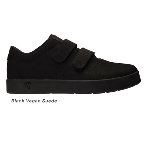 ARETH I VELCRO BLACK VEGAN SUEDE