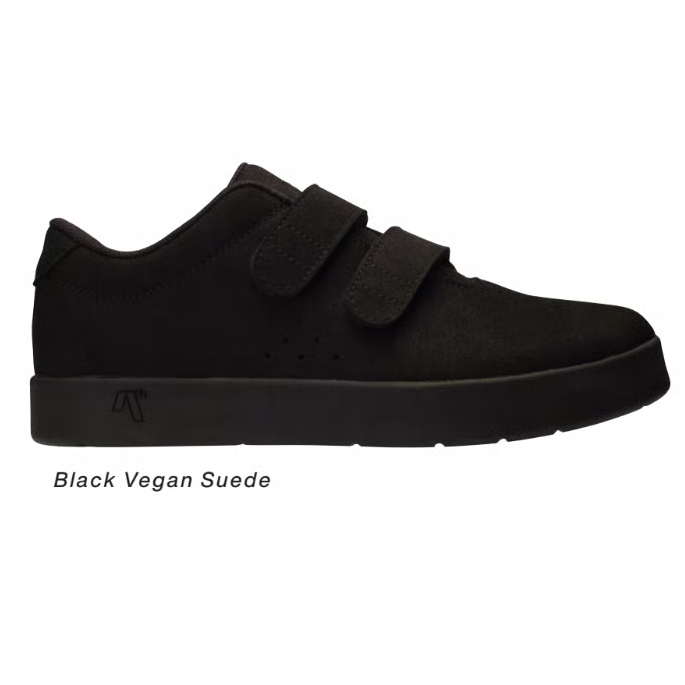 AREth I velcro Black Vegan Suedeオールブラック ARETH I VELCRO BLACK VEGAN SUEDE | CANOLA SKATE