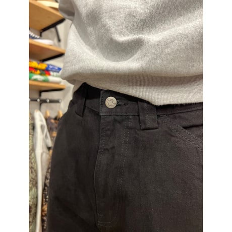 KROOKED KOFFIN CARPENTER PANTS BLACK