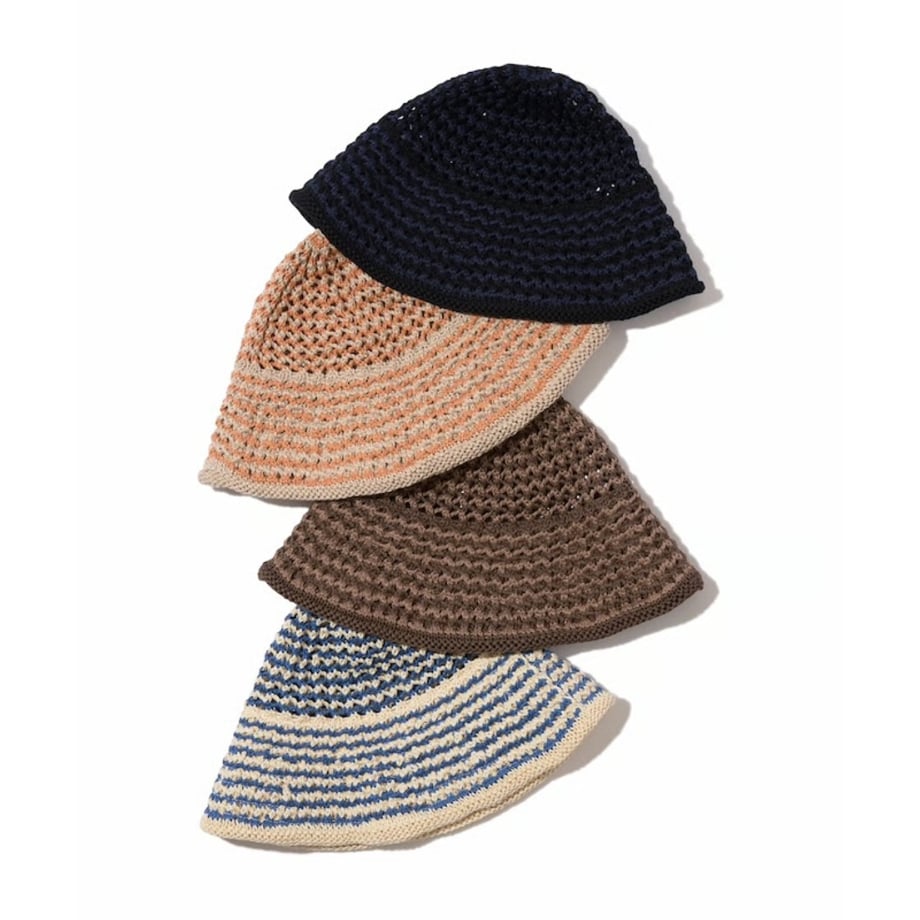 DIASPORA SKATEBOARDS COTTON CROCHE KNIT HAT | C
