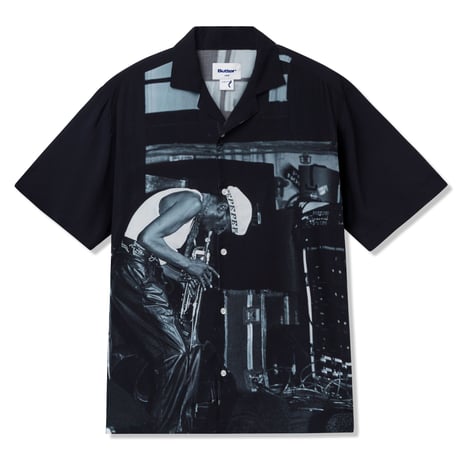BUTTER GOODS SAVOY RAYON S/S SHIRT BLACK