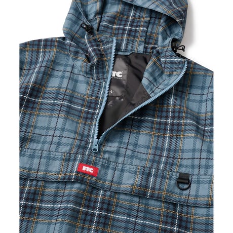 FTC UTILITY ANORAK JACKET GREEN PLAID