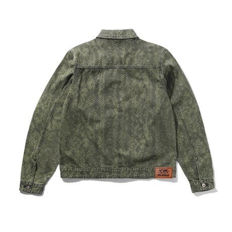 BUTTER GOODS GARAGE DENIM JACKET LOWLAND CAMO