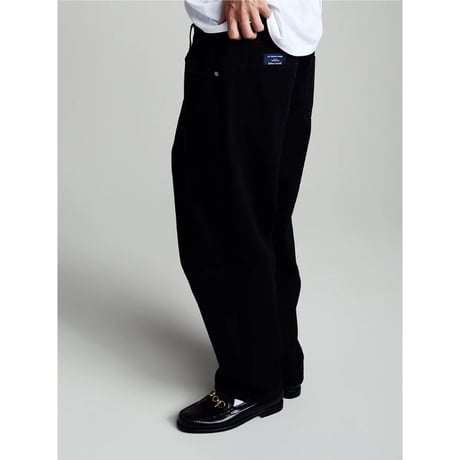 POP TRADING COMPANY DRS DENIM SEAM PANTS WASHED BLACK