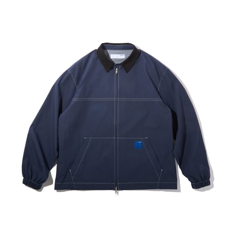 DIASPORA SKATEBOARDS UPTOWN JACKET ECRU & NAVY