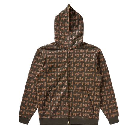 BRONZE 56K × ICECREAM HARDWARE FULL ZIP HOODIE