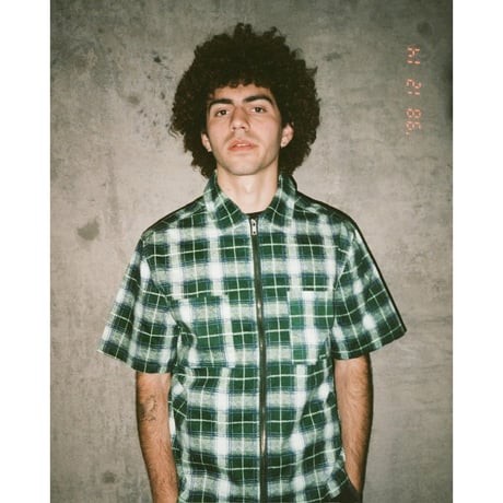 WKND WILSON ZIP SHIRTS GREEN