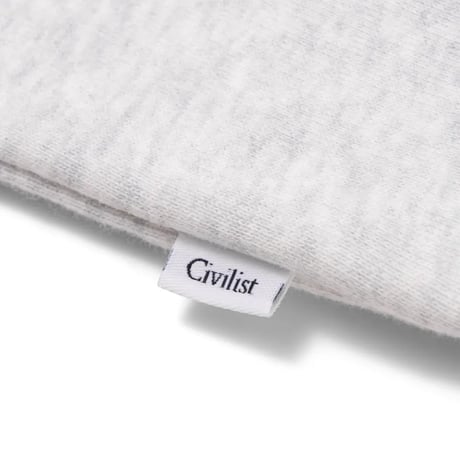CIVILIST SPIKED HOOD LIGHT HEATHER GREY