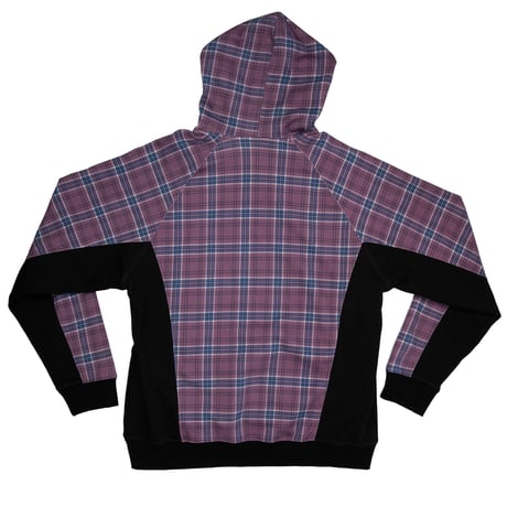BAGLADY TARTAN WARP HOODIE