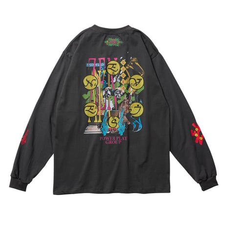 EVISEN BASTARD L/S TEE CHARCOAL