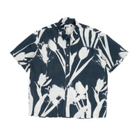 POP TRADING COMPANY TULIP SHORTSLEEVE SHIRT NAVY