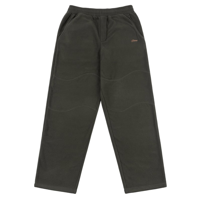 DIME BAGGY POLAR FLEECE PANTS OLIVE | CANOLA SK...