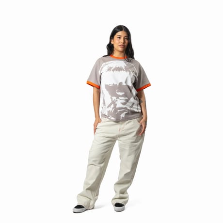 HODDLE TEENAGE SMOKER TEE GREY