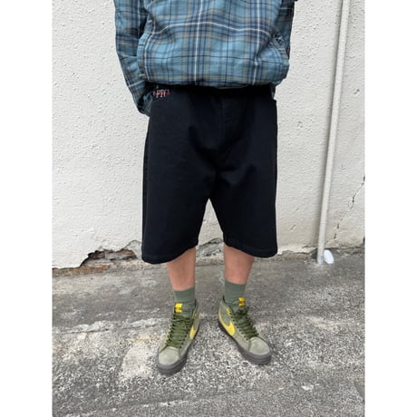 FTC DENIM SHORT BLACK
