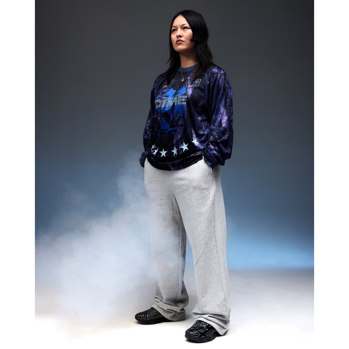 DIME CYCLONE FRENCH TERRY PANTS HEATHER GRAY |