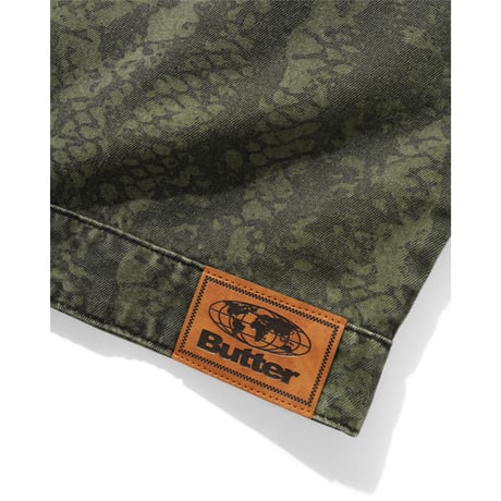BUTTER GOODS GARAGE DENIM JACKET LOWLAND CAMO