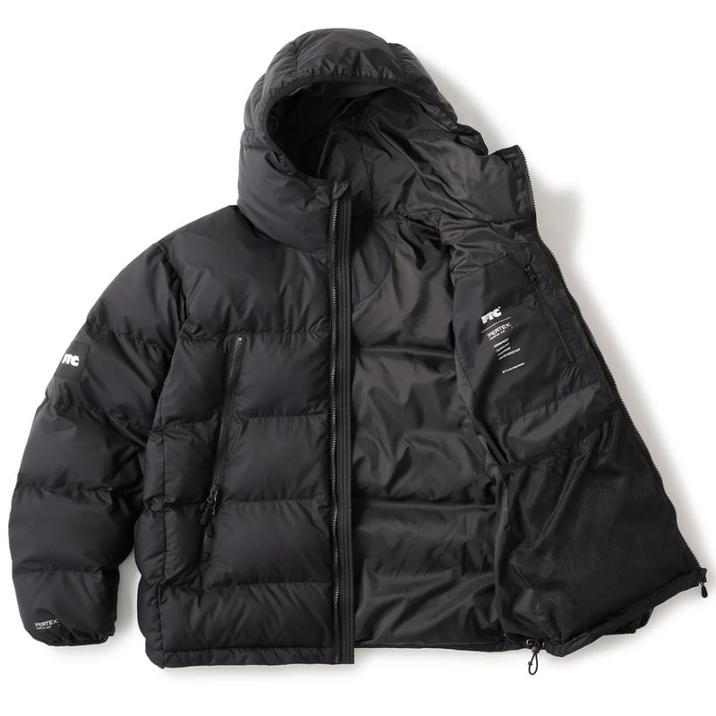 FTC PERTEX® HOODED PUFFY JACKET BLACK | CANOLA