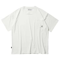 EVISEN STRETCH FIBER POCKET TEE WHITE