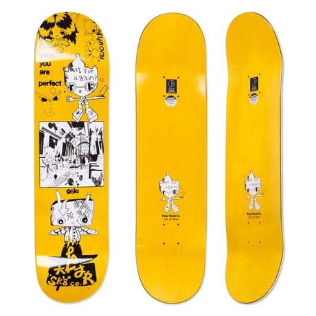 POLAR SKATE CO. OSKI  I THINK YOU PERFECT DECK 8.0