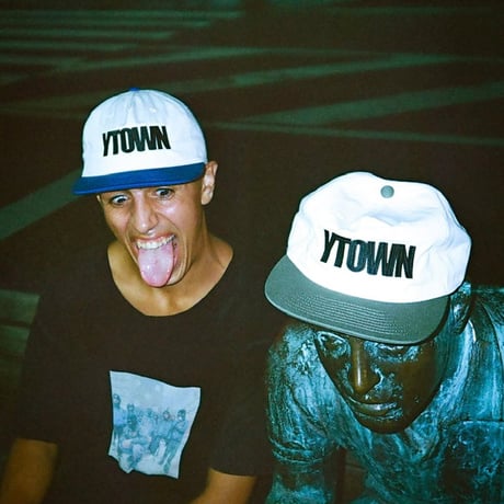 Y TOWN PLAYAZ YTOWN BOX LOGO CAP BLUE