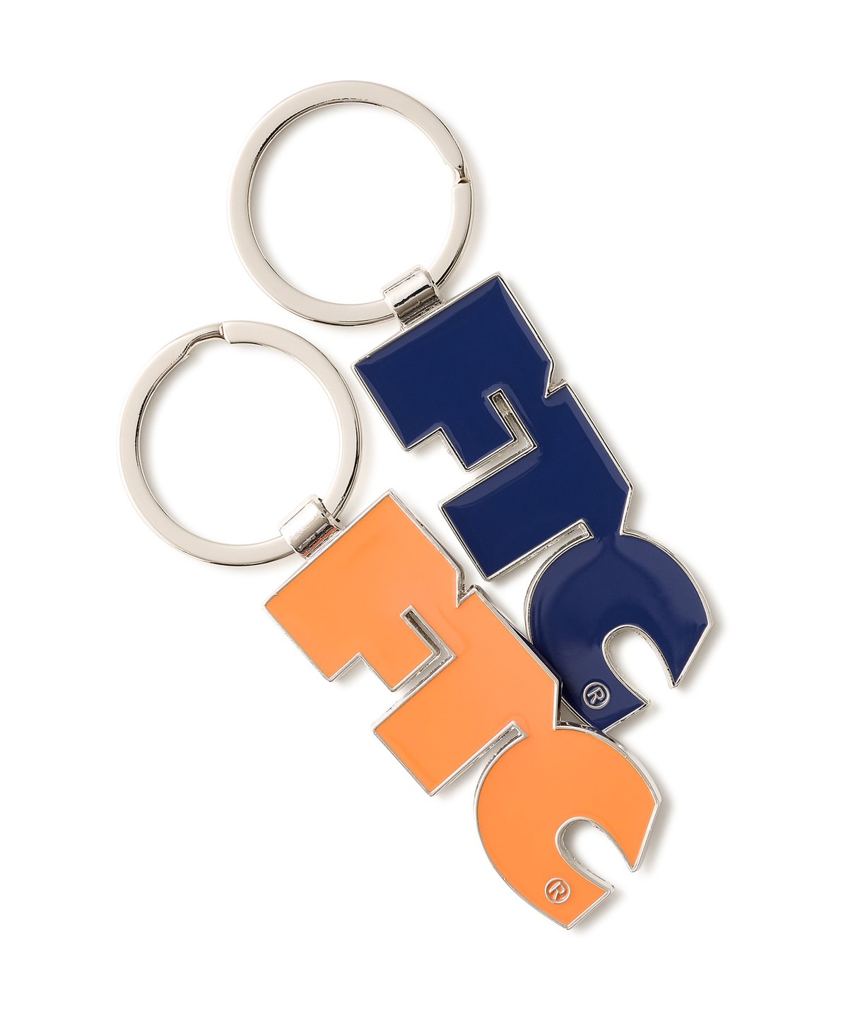 FTC METAL KEYCHAIN ORANGE/NAVY | CANOLA SKATESHOP