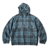 FTC UTILITY ANORAK JACKET GREEN PLAID