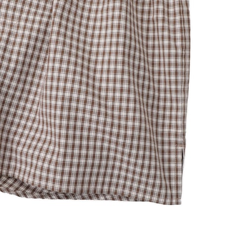 PASS~PORT WORKERS CHECK BOXER SHORTS BROWN