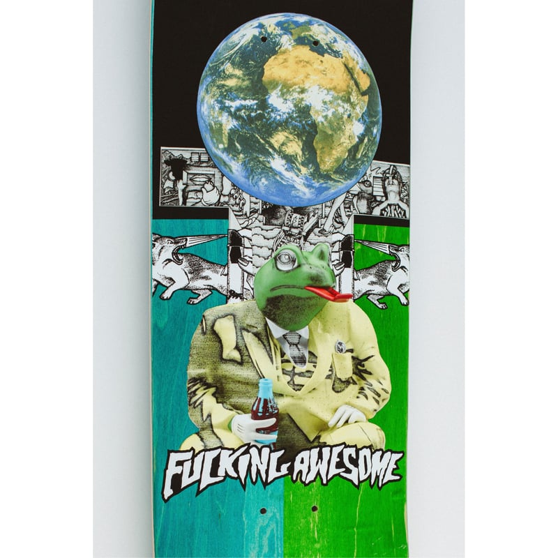 FUCKING AWESOME LOUIE LOPEZ 3D FROG SPLIT DECK