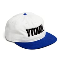 Y TOWN PLAYAZ YTOWN BOX LOGO CAP BLUE