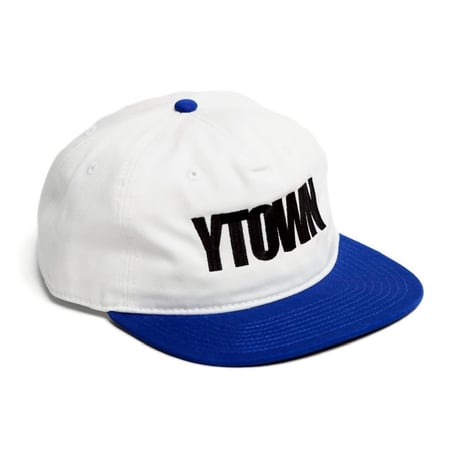 Y TOWN PLAYAZ YTOWN BOX LOGO CAP BLUE