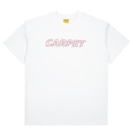 CARPET COMPANY MISPRINT RHINESTONE TEE WHITE