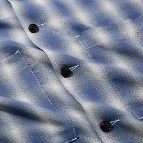 DIASPORA SKATEBOARDS MILL HOMBRE SHIRT BLUE