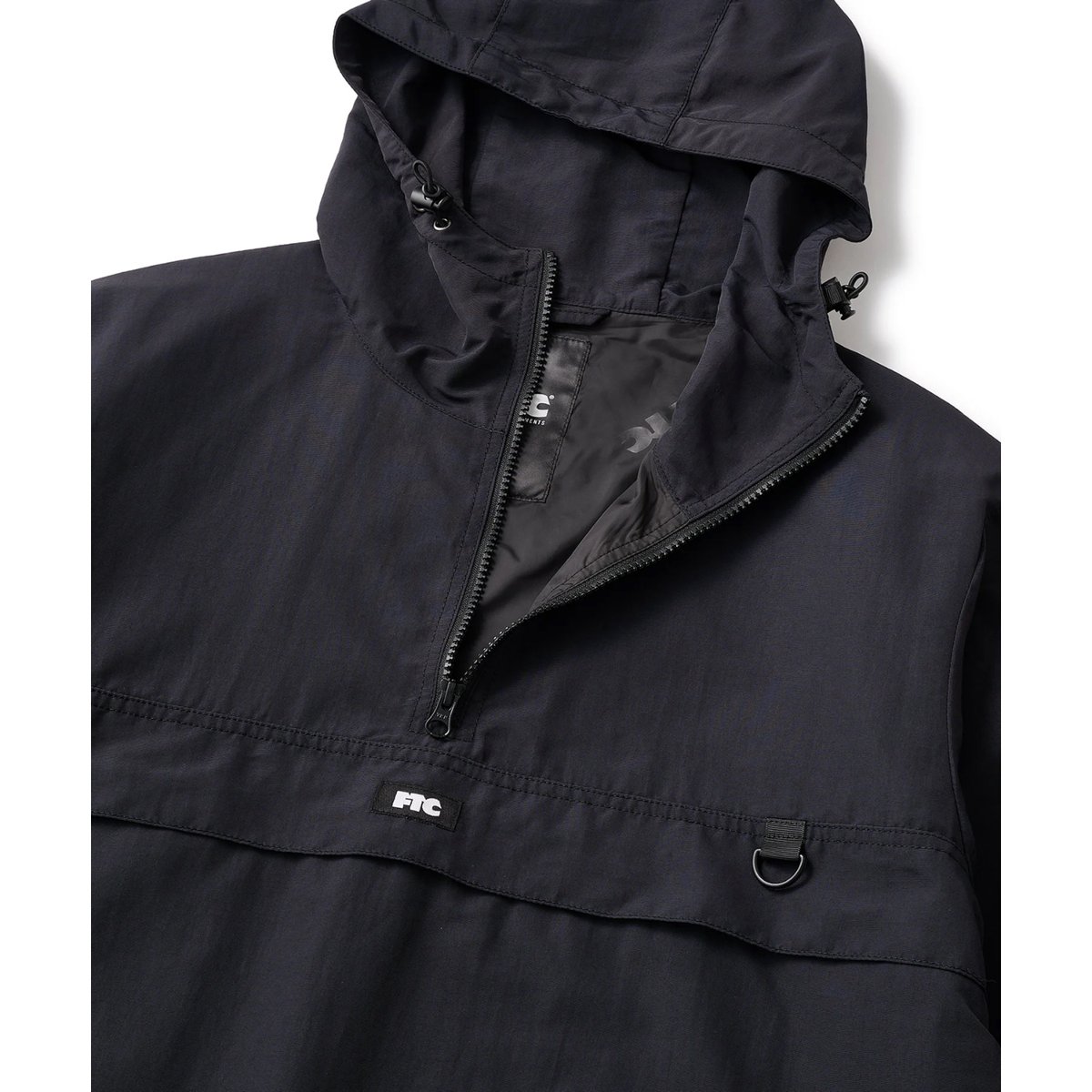 FTC UTILITY ANORAK JACKET BLACK | CANOLA SKATESHOP