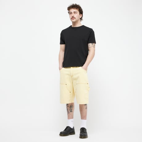 DIME CARPENTER DENIM SHORTS LEMON