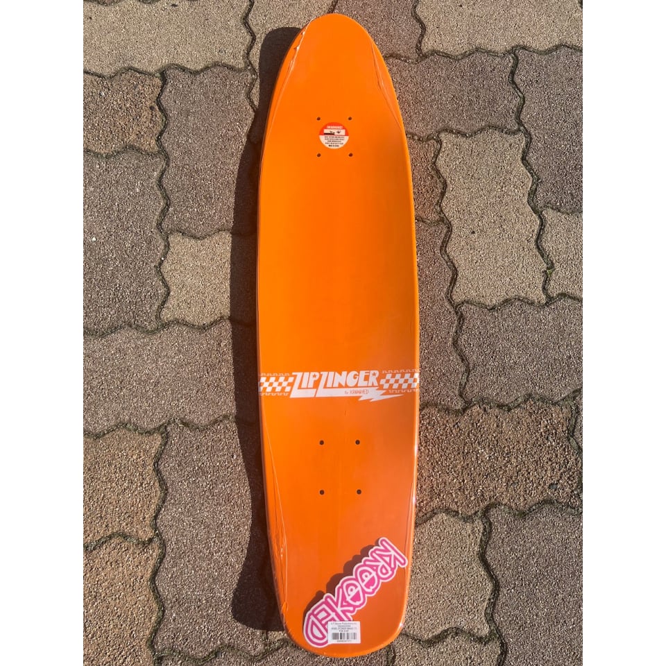 KROOKED クルーザー　スネーク ダンドレ　zip zinger KROOKED ZIP ZINGER DECK ORANGE (7.75 x 30inch)