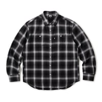 FTC SHADOW PLAID SHIRT BLACK