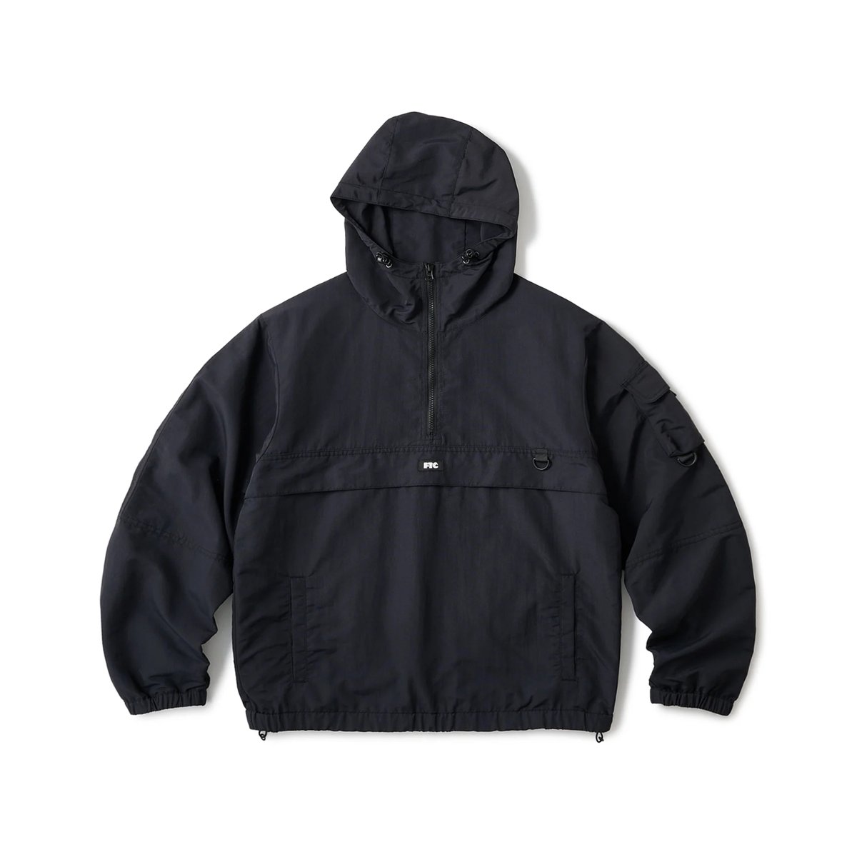 FTC UTILITY ANORAK JACKET BLACK | CANOLA SKATESHOP
